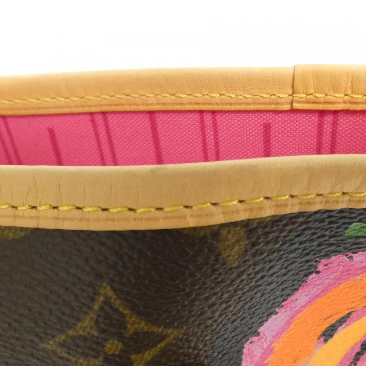 Louis Vuitton Monogram Rose (steven Sprat Neverfull MM M48613 Bag