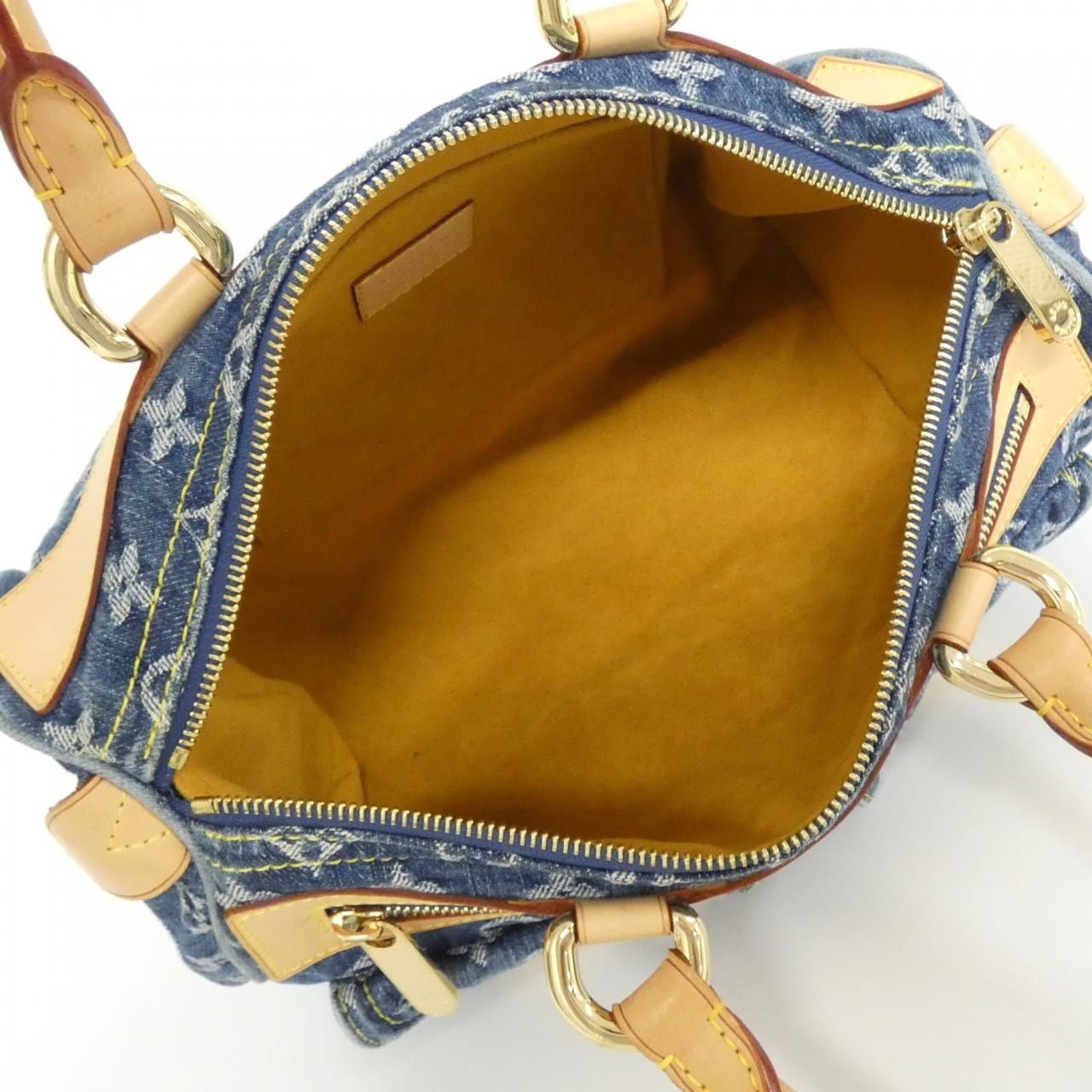 Vintage Louis Vuitton Monogram Denim Neo Speedy M95019 Boston Bag