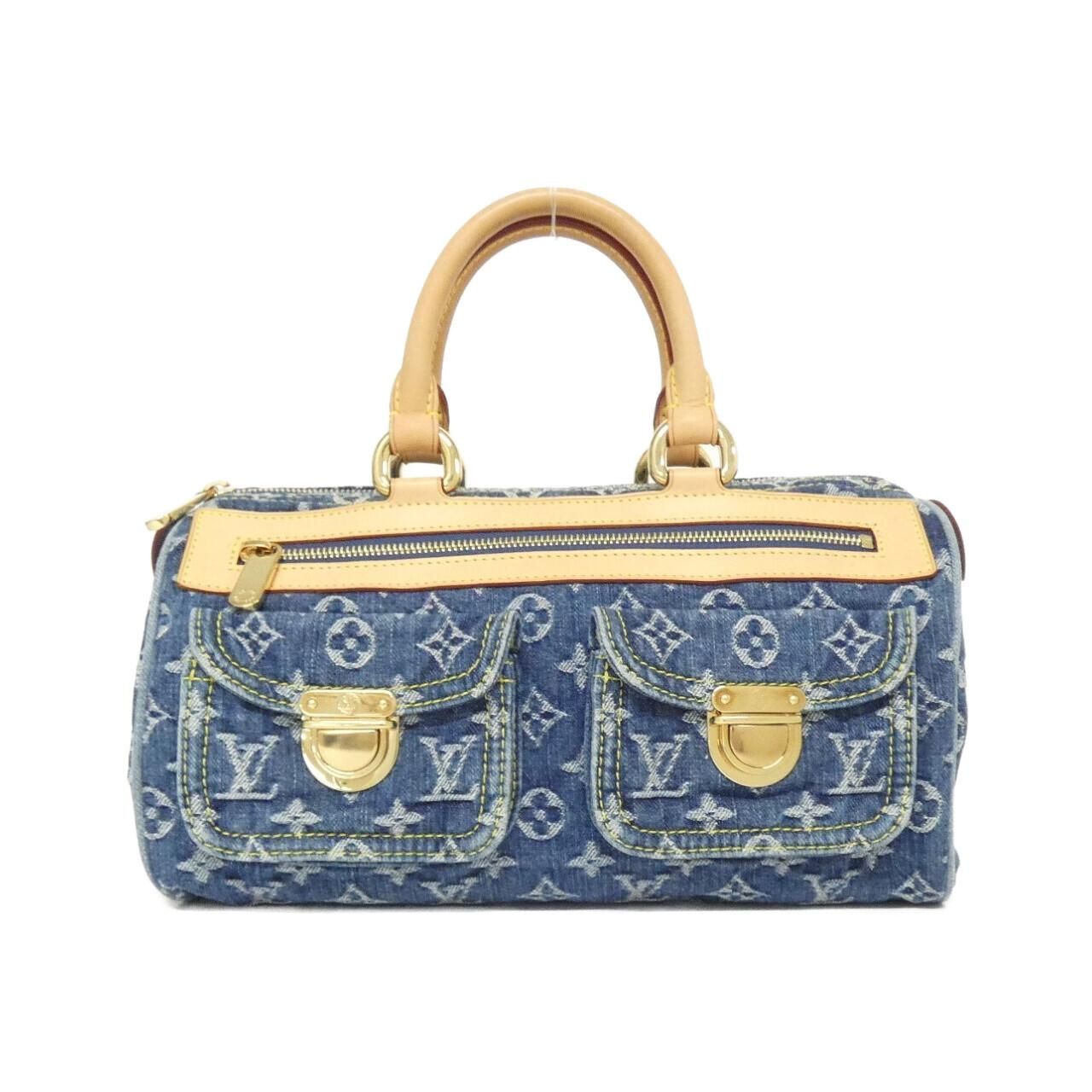 Vintage Louis Vuitton Monogram Denim Neo Speedy M95019 Boston Bag