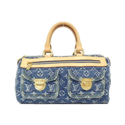 Vintage Louis Vuitton Monogram Denim Neo Speedy M95019 Boston Bag