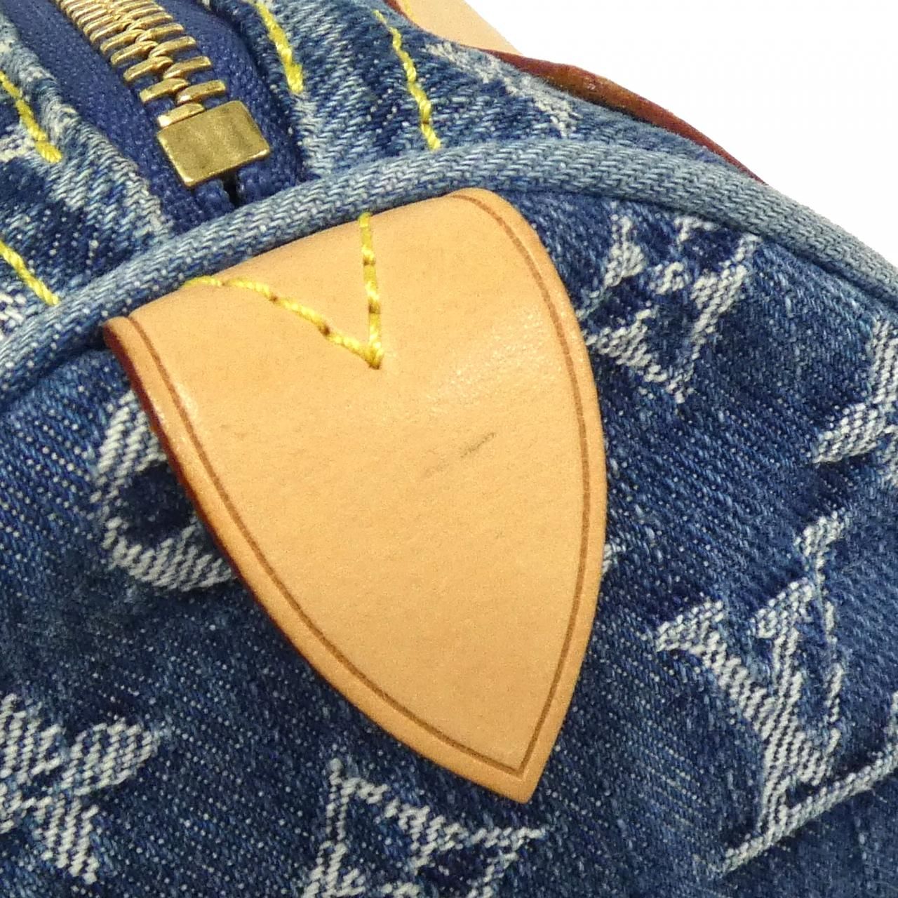 Vintage Louis Vuitton Monogram Denim Neo Speedy M95019 Boston Bag