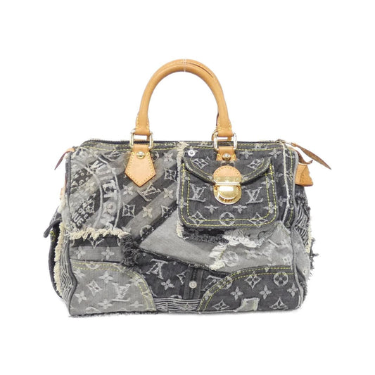 Louis Vuitton Monogram Denim Patchwork Speedy 30cm (11.81in) M95381 Boston Bag