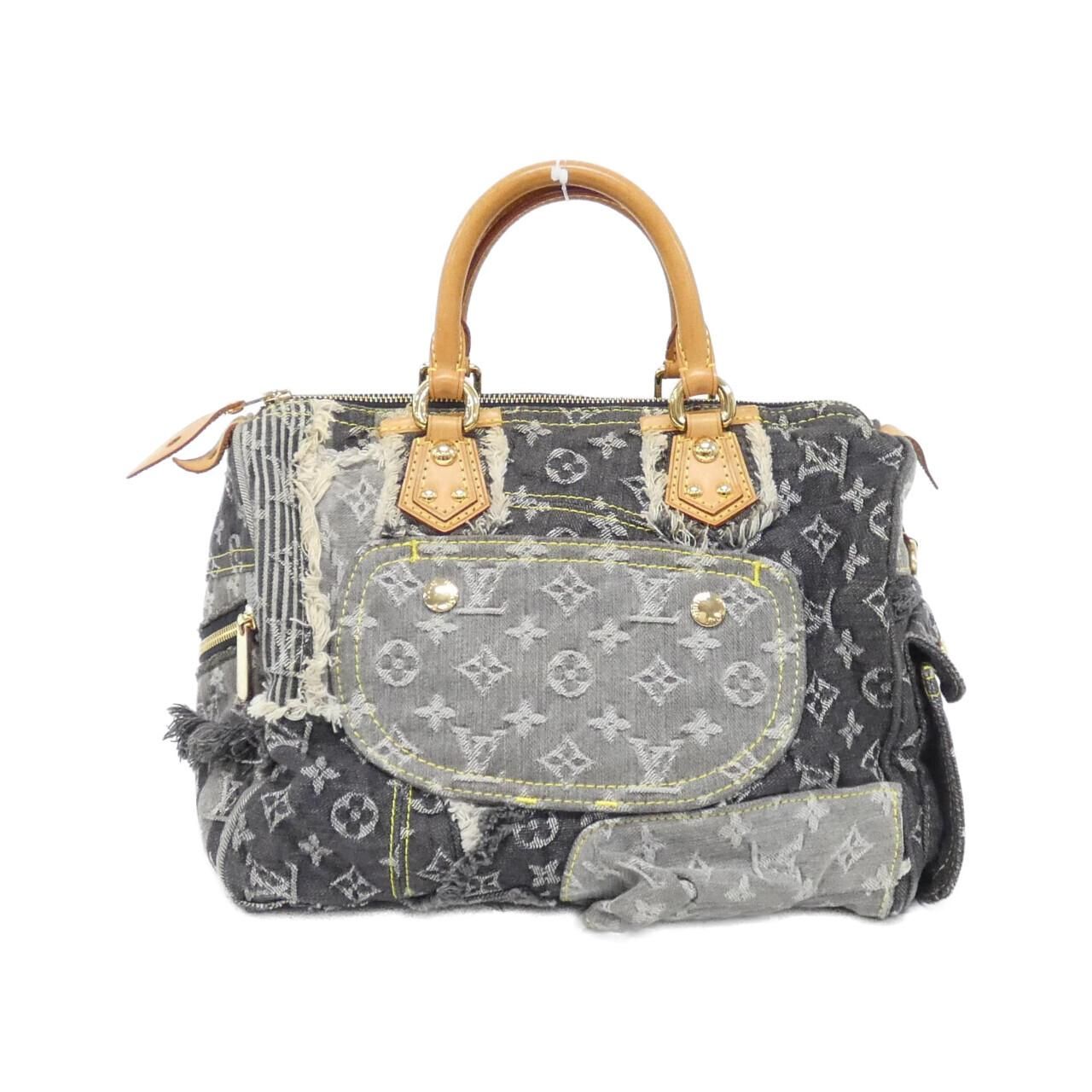 Louis Vuitton Monogram Denim Patchwork Speedy 30cm (11.81in) M95381 Boston Bag