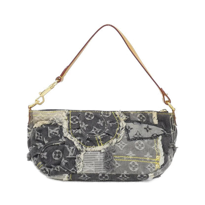 Louis Vuitton Monogram Denim Patchwork Pouch M95383 Shoulder Bag