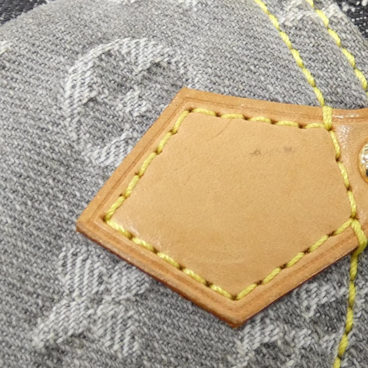 Louis Vuitton Monogram Denim Patchwork Pouch M95383 Shoulder Bag