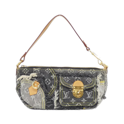 Louis Vuitton Monogram Denim Patchwork Pouch M95383 Shoulder Bag