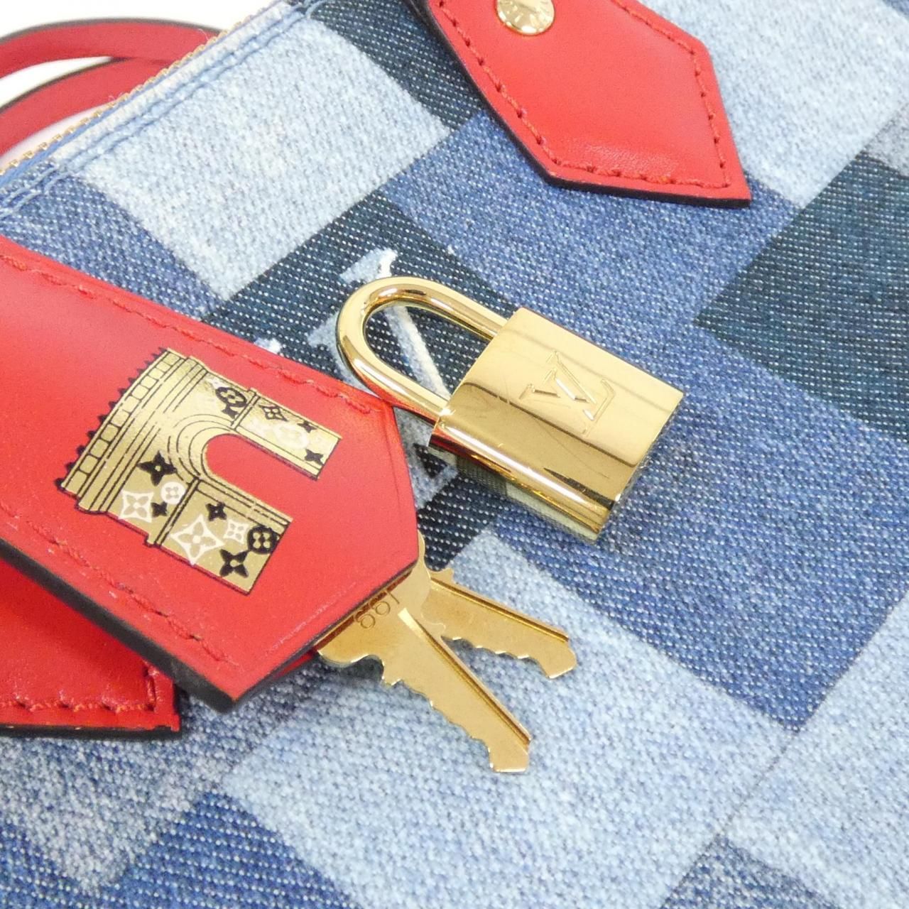 Louis Vuitton Denim Monogram Alma BB M45042 Bag