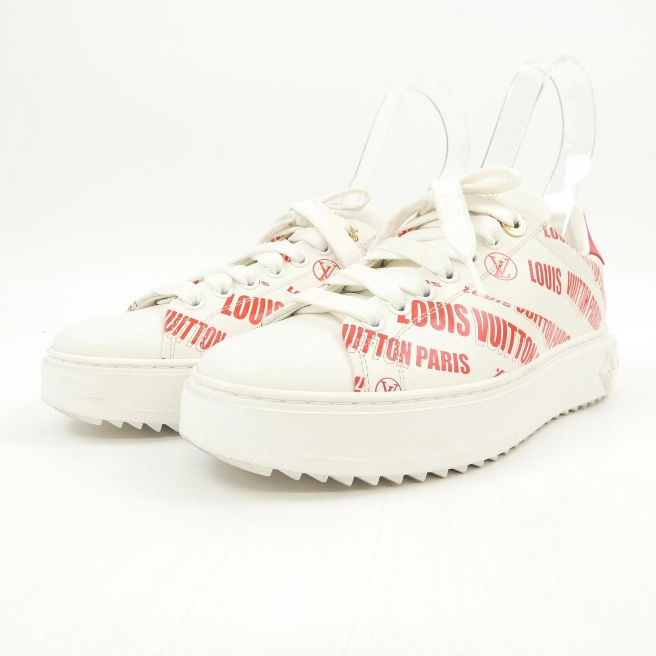 Louis Vuitton Graphical Signature Print Time Out Line Sneakers