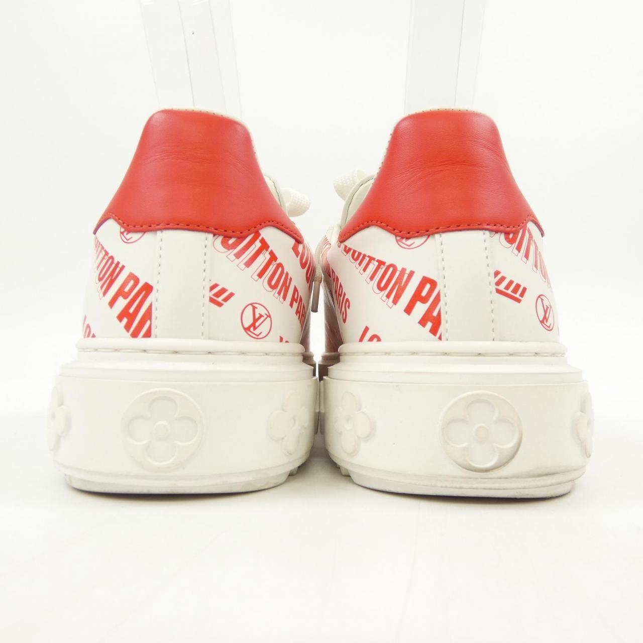 Louis Vuitton Graphical Signature Print Time Out Line Sneakers