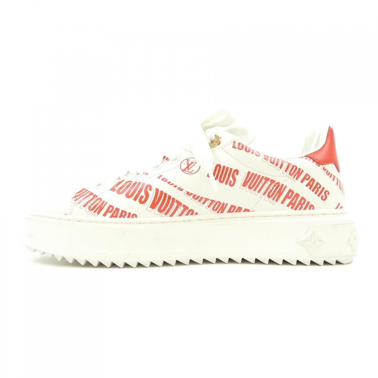 Louis Vuitton Graphical Signature Print Time Out Line Sneakers