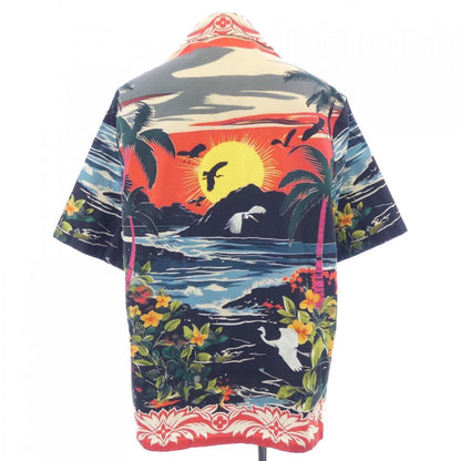 Louis Vuitton Louis Vuitton Printed Short Sleeve Cotton Shirt Hrs12wkis S/s