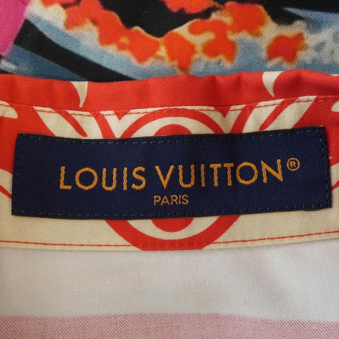 Louis Vuitton Louis Vuitton Printed Short Sleeve Cotton Shirt Hrs12wkis S/s