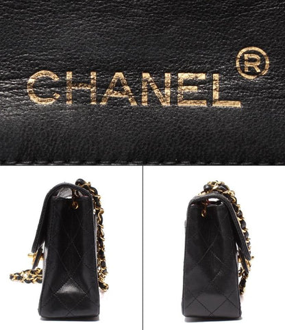 Chanel Chain Shoulder Bag Single Flap Single Chain Gold Hardware Matelasse 17