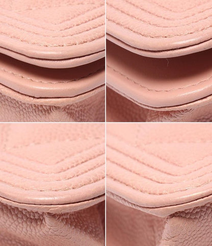 Chanel Chain Wallet Caviar Skin Gold Hardware Boy Chanel Women's Chanel