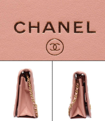 Chanel Chain Wallet Caviar Skin Gold Hardware Boy Chanel Women's Chanel