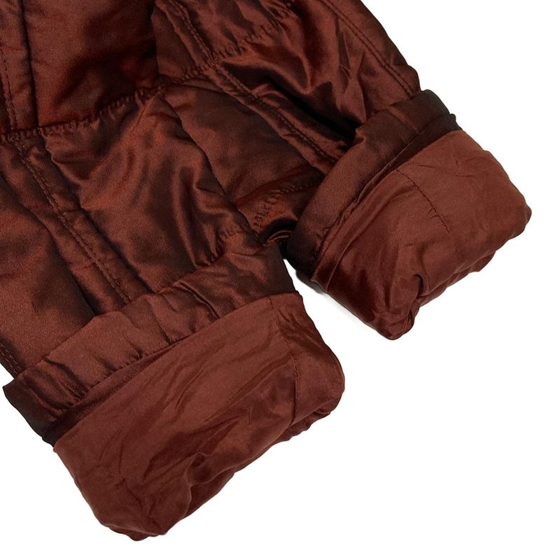 Chanel Blouson Size 36 S Women's P15991 Bordeaux Long Sleeve Quilted Zip Up