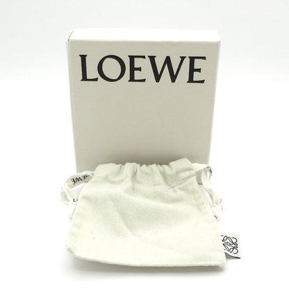 Loewe Key Case Repeat Anagram Pattern White 6 Hooks Shape Pressed Leather