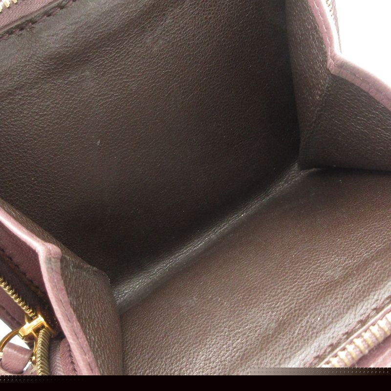 Bottega Veneta Bifold Wallet Zip-around Wallet 121059 Dark Brown Leather