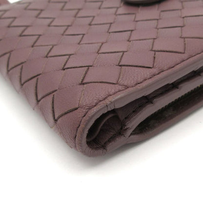 Bottega Veneta Bifold Wallet Zip-around Wallet 121059 Dark Brown Leather