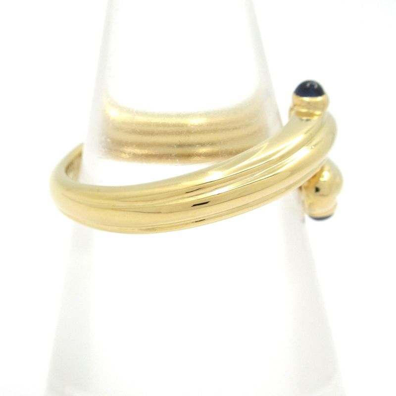 Van Cleef & Arpels Ring - 18K Yellow Gold And Colored Stones Engraved 18KT