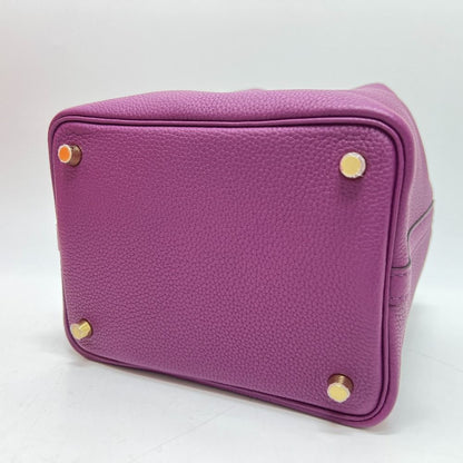 Hermes Handbag Picotan Lock Pm Picotan Lock Pm Taurillon Anemone Purple
