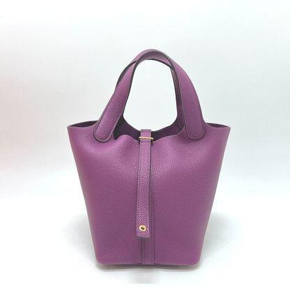 Hermes Handbag Picotan Lock Pm Picotan Lock Pm Taurillon Anemone Purple
