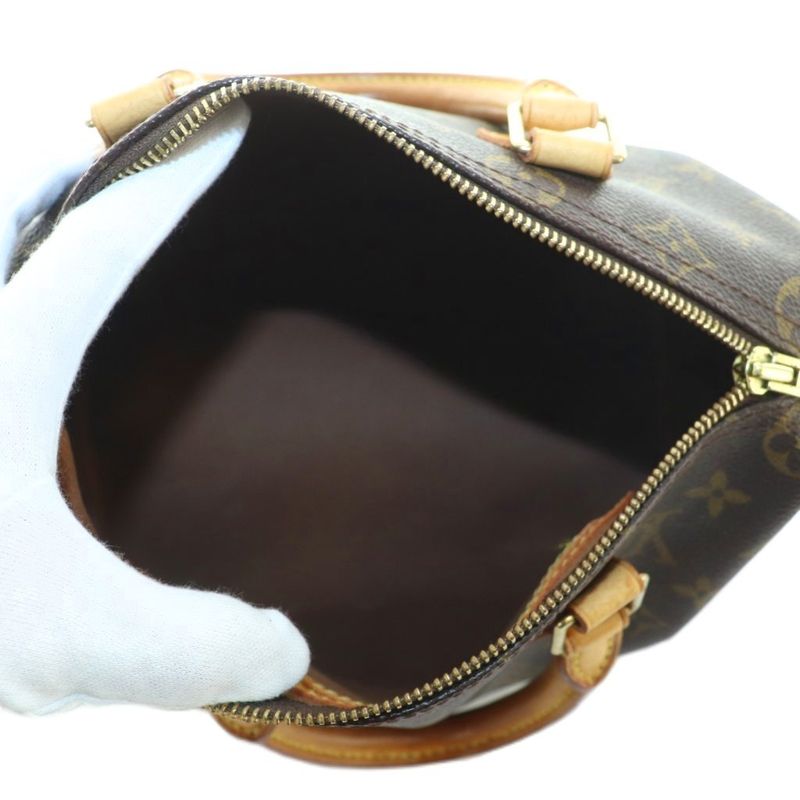 Louis Vuitton Speedy 25 Handbag Monogram Pattern Brown Beige M41528 MI - OS - OH