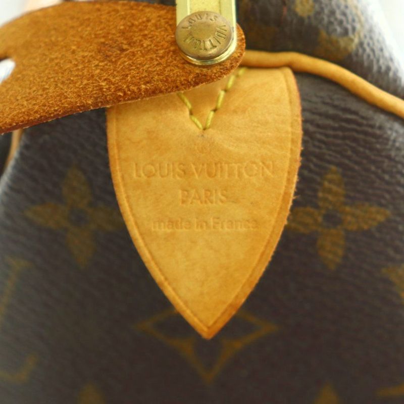 Louis Vuitton Speedy 25 Handbag Monogram Pattern Brown Beige M41528 MI - OS - OH