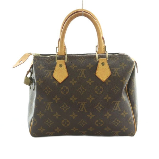 Louis Vuitton Speedy 25 Handbag Monogram Pattern Brown Beige M41528 MI - OS - OH