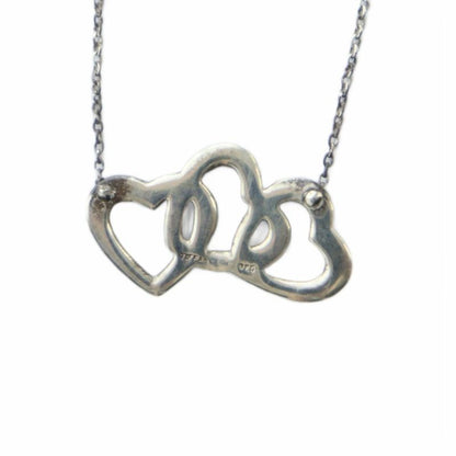 Tiffany & Co Tiffany & CO Triple Heart Necklace Accessory Pendant Logo Silver925 Silver Color -.