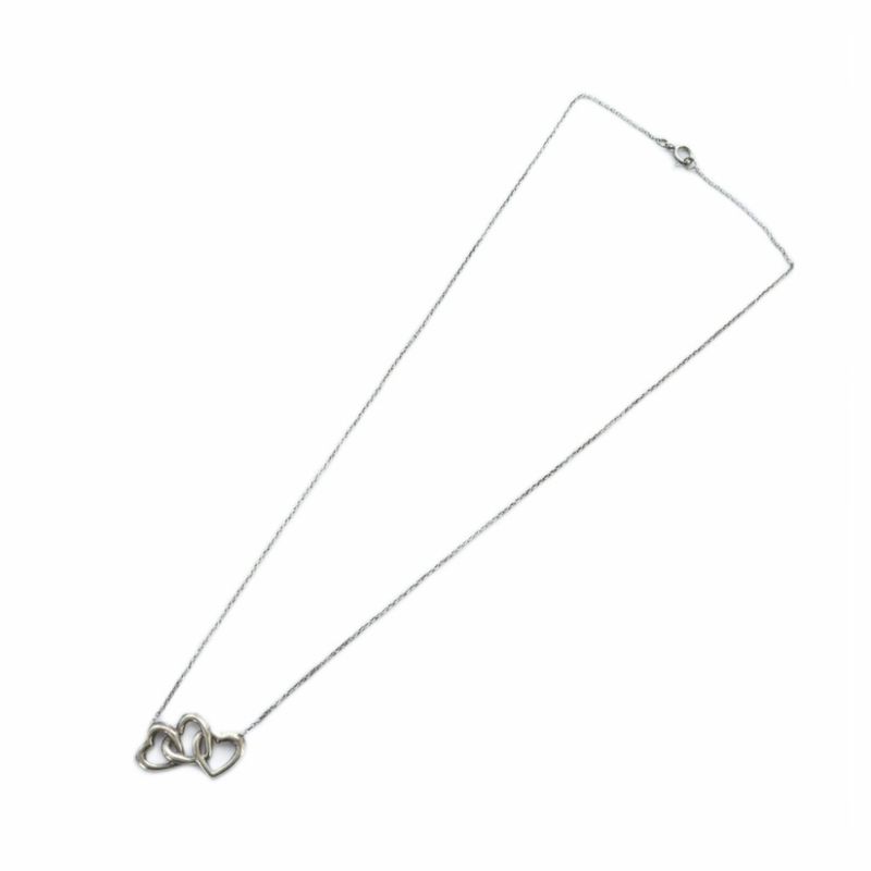 Tiffany & Co Tiffany & CO Triple Heart Necklace Accessory Pendant Logo Silver925 Silver Color -.