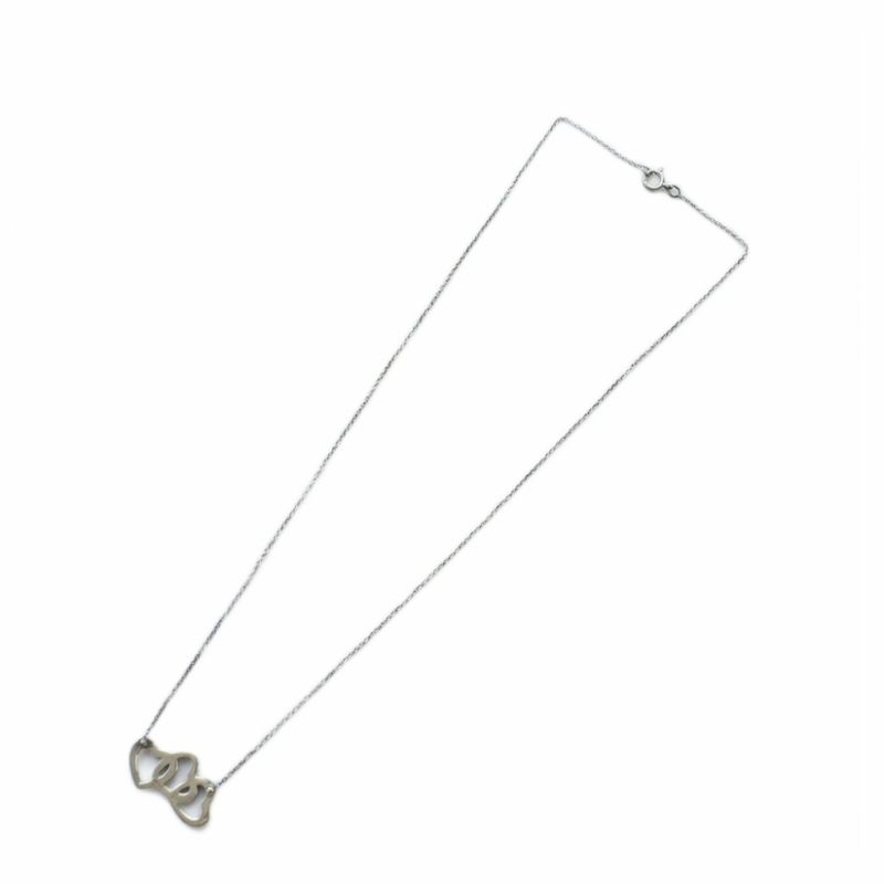 Tiffany & Co Tiffany & CO Triple Heart Necklace Accessory Pendant Logo Silver925 Silver Color -.