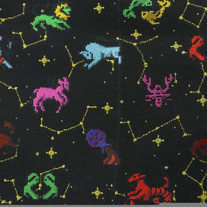 Unused Itemchristian Dior 241p13a7203 Lining 100% Silk Pixel Zodiac Center