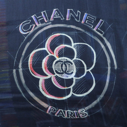 Extremely Chanel 19p 100% Cashmere Allover Coco
