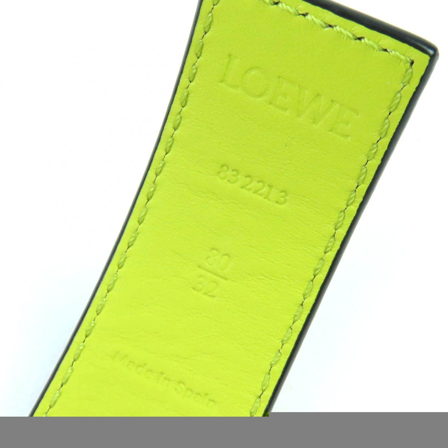 Extremely △Loewe 832213 Anagram Buckle Leather Belt
