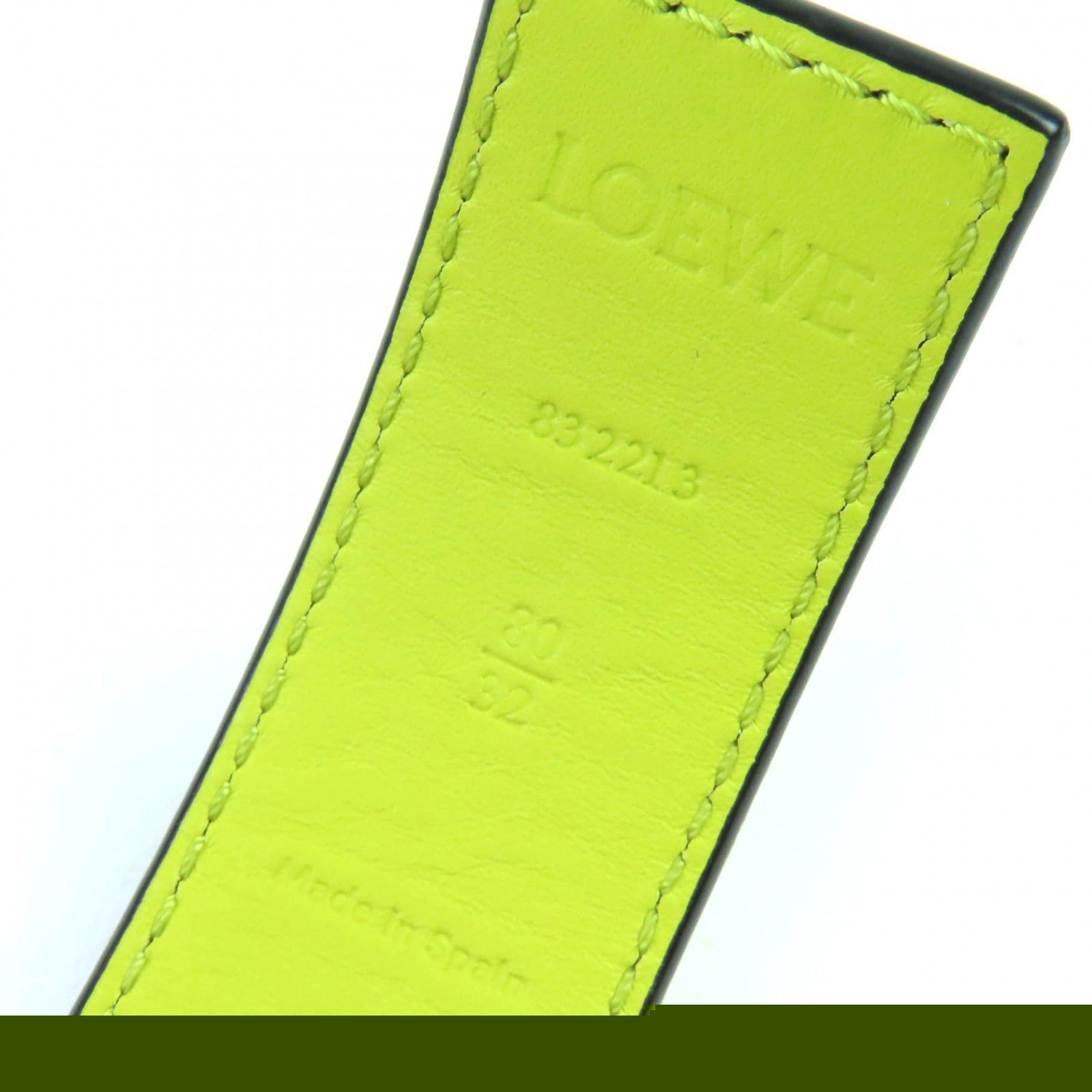 Extremely △Loewe 832213 Anagram Buckle Leather Belt