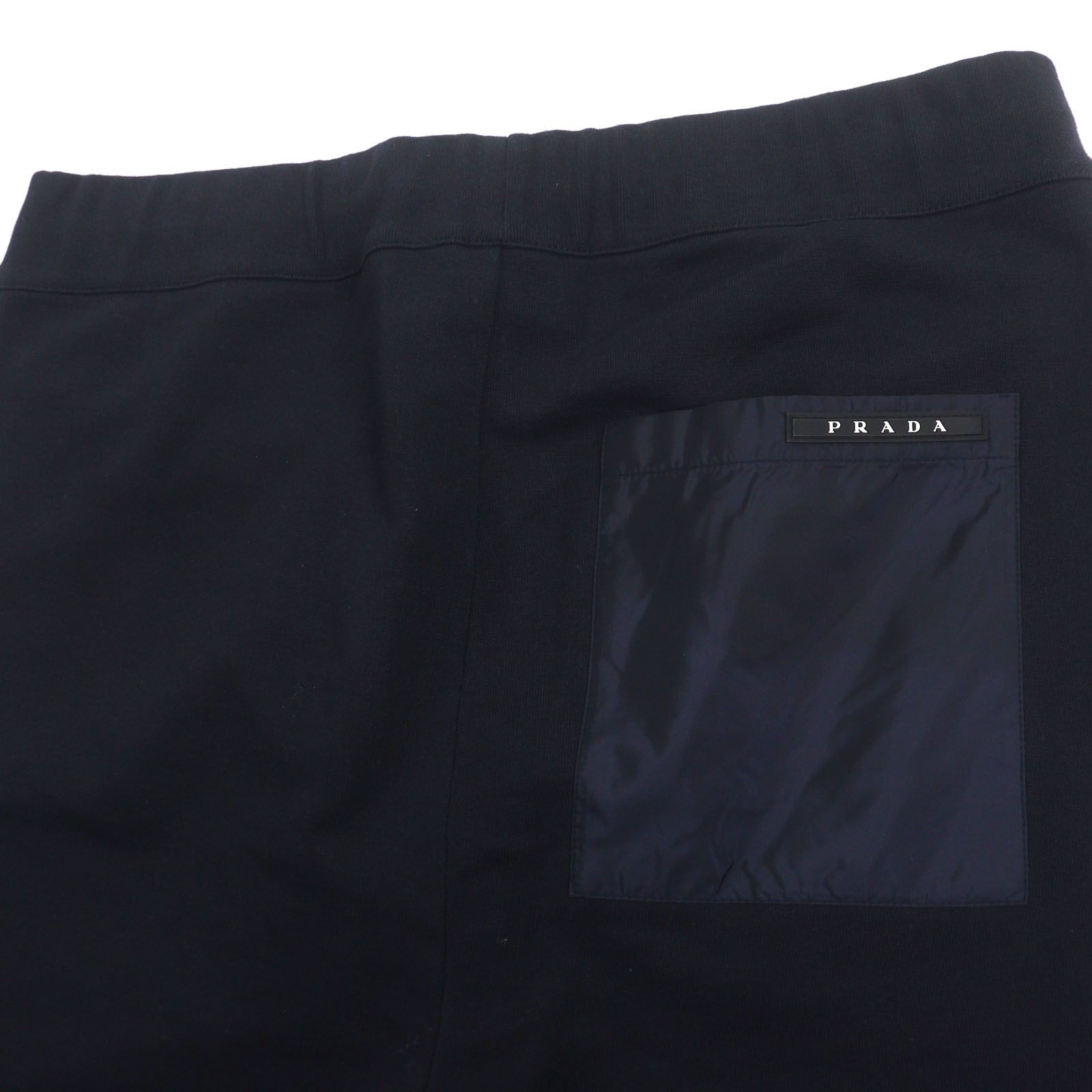 ▼Prada 2022 Sjp293 100% Cotton Logo Patch Nylon Pocket