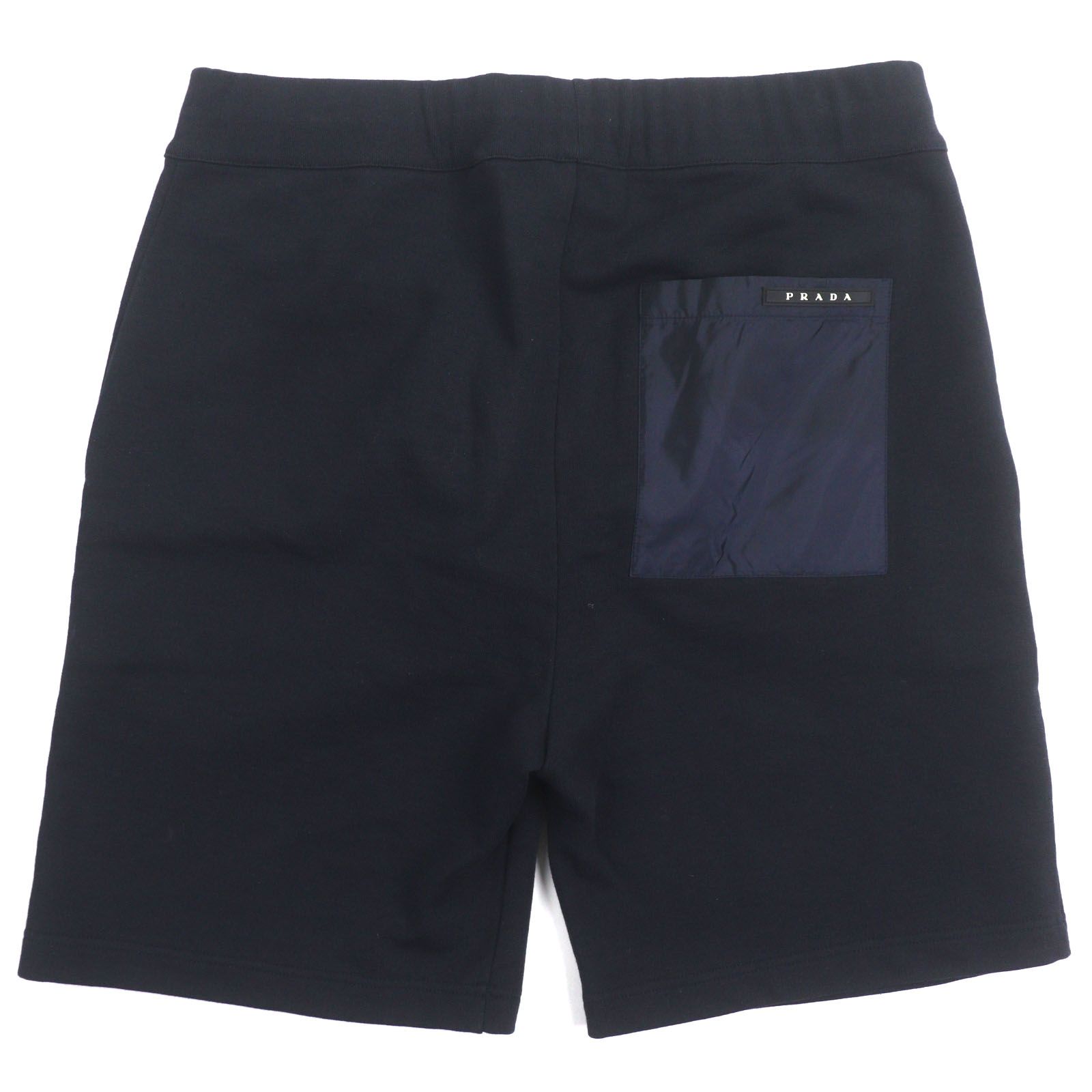▼Prada 2022 Sjp293 100% Cotton Logo Patch Nylon Pocket