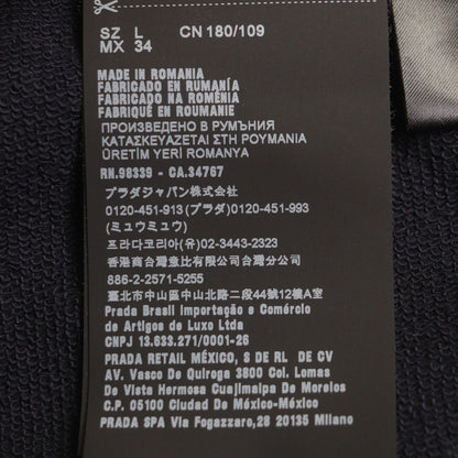 ▼Prada 2022 Sjp293 100% Cotton Logo Patch Nylon Pocket