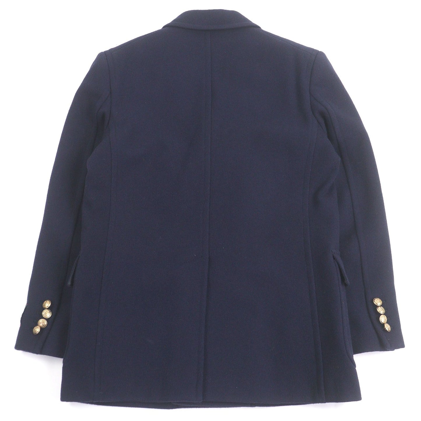 Extremely □Gucci 715703 100% Wool Emblem Logo Gold