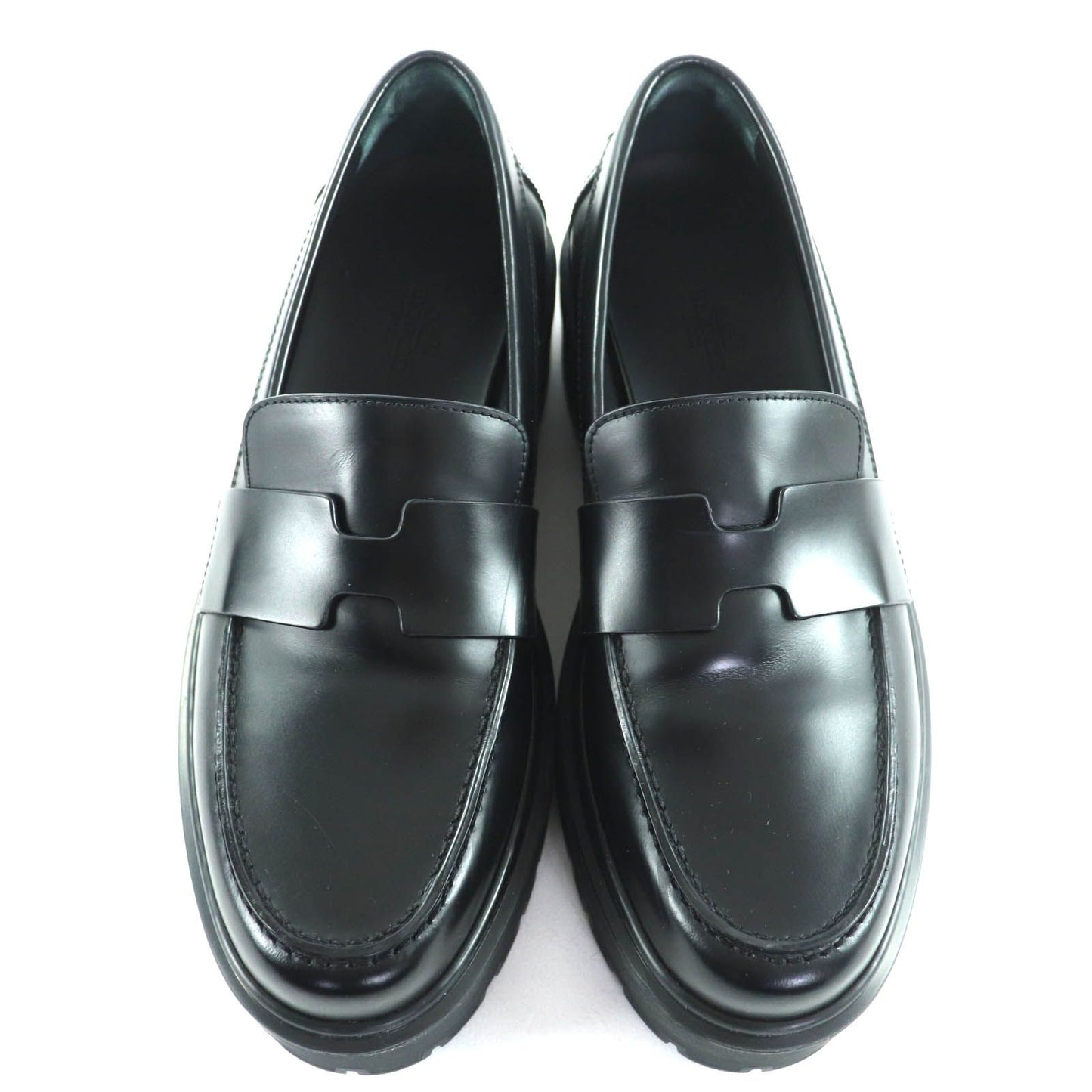 ◇Hermes Br232059z Hitch H Logo Chunky Rubber Sole Thick