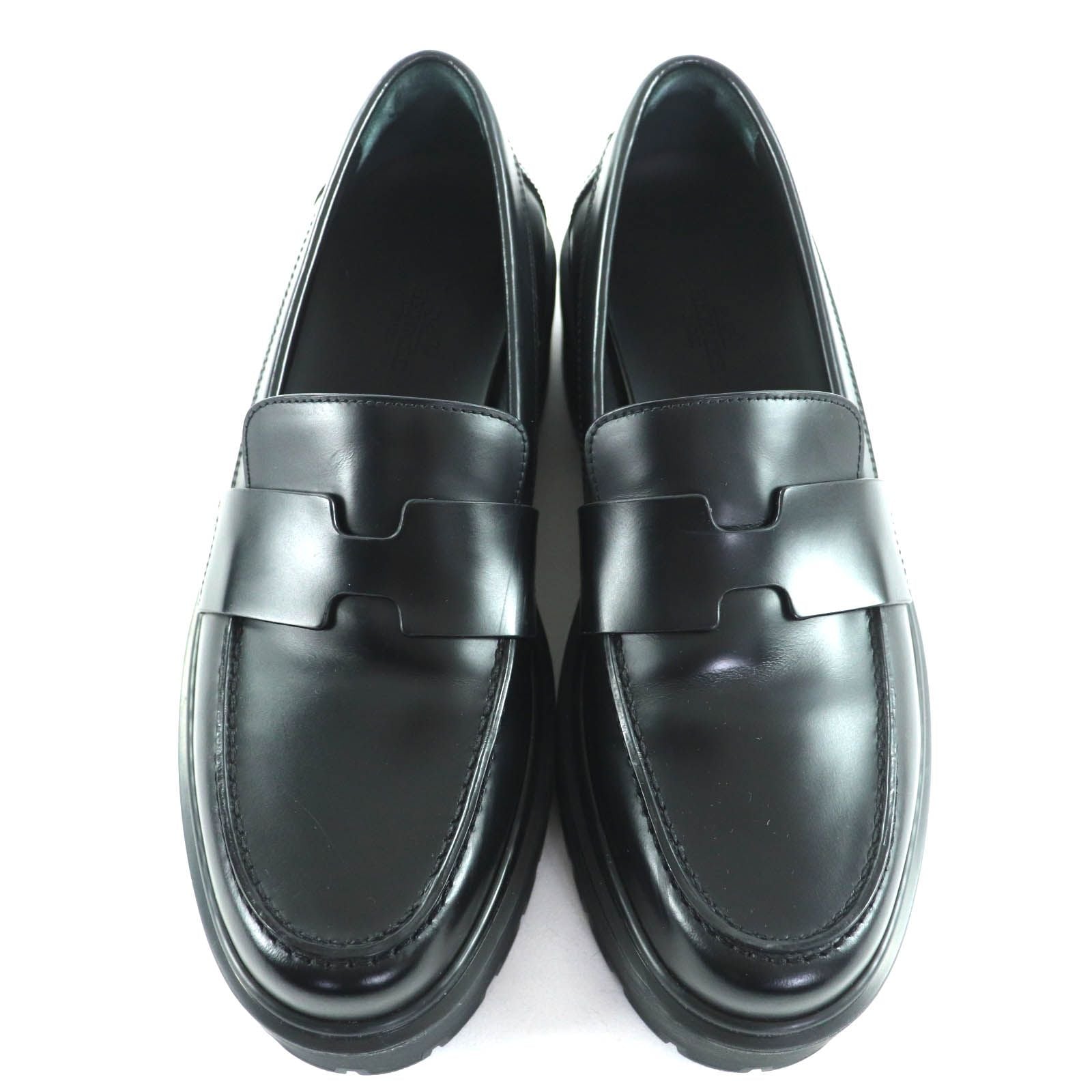 ◇Hermes Br232059z Hitch H Logo Chunky Rubber Sole Thick