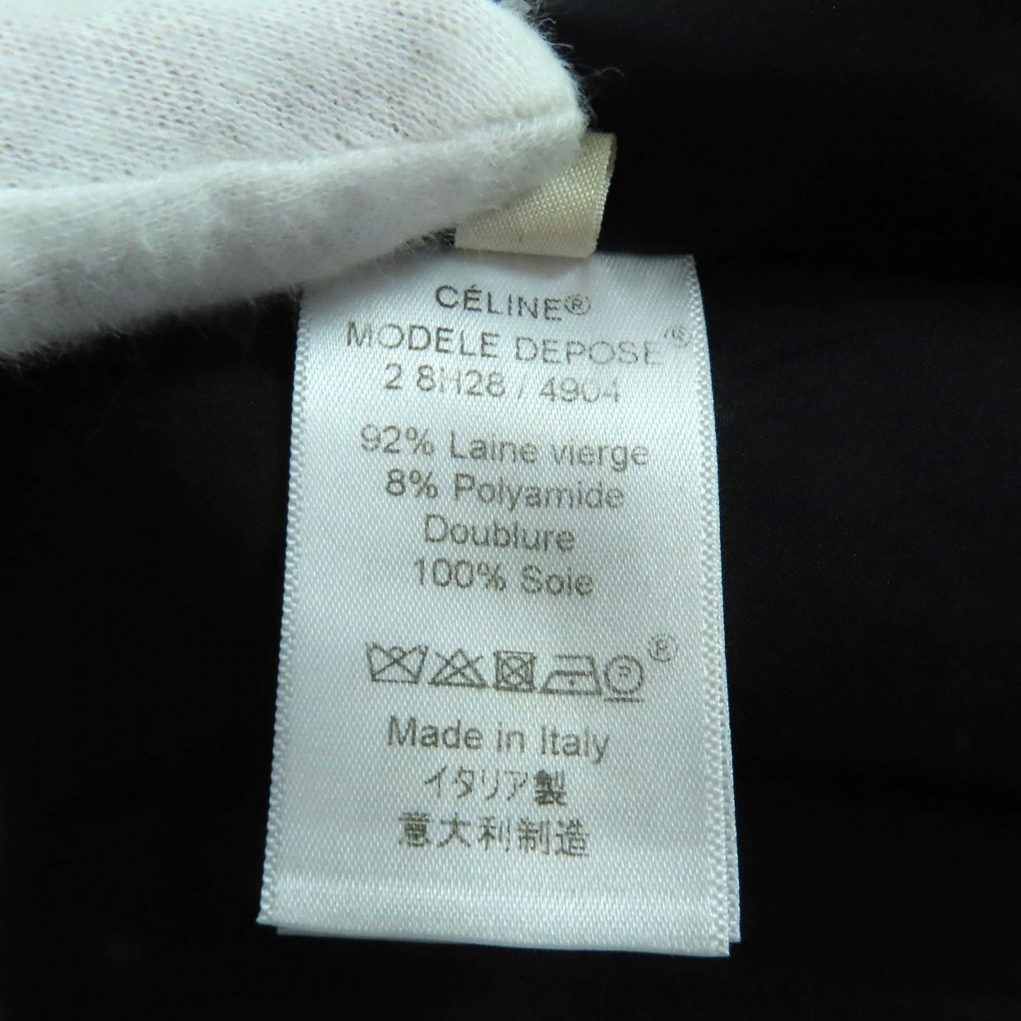 Celine 2 8h28/4904 Phoebe Period Front Open Crombie Coat