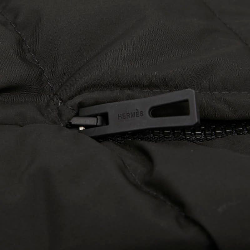 Hermes 23aw Serie Down Jacket Size 40 Black Polyester Down Feather Women's