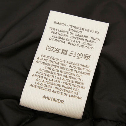 Hermes 23aw Serie Down Jacket Size 40 Black Polyester Down Feather Women's