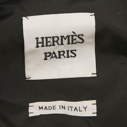 Hermes 23aw Serie Down Jacket Size 40 Black Polyester Down Feather Women's