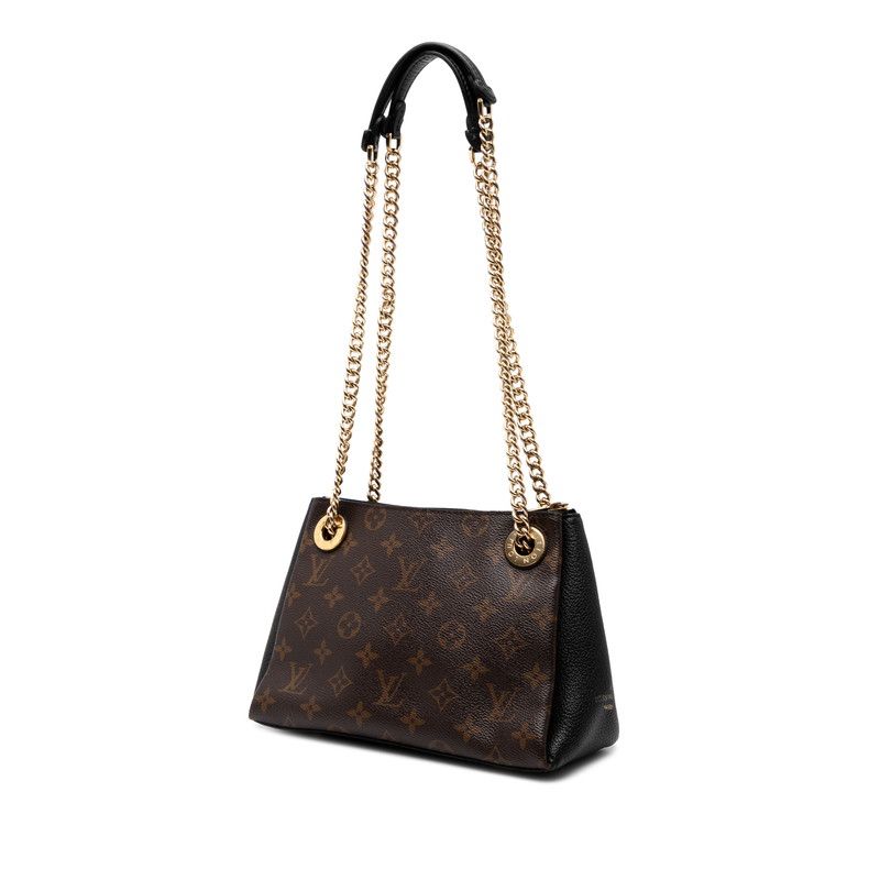 Louis Vuitton Monogram Scuff Nnu BB Chain Shoulder Bag Handbag M43775 Brown