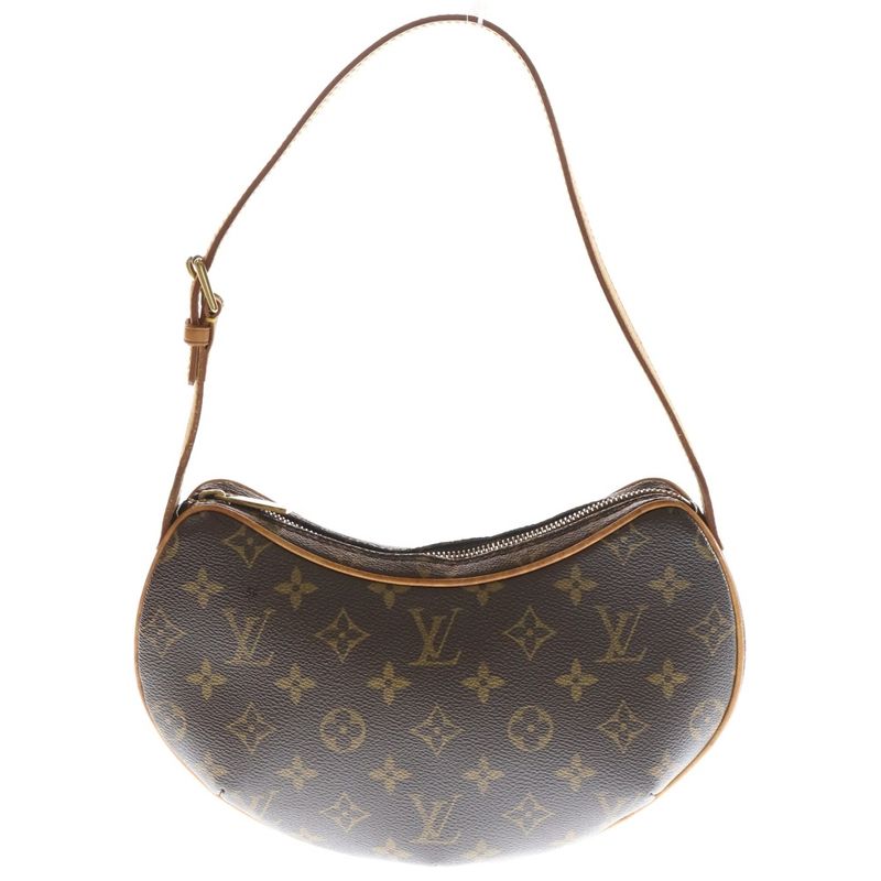 Louis Vuitton Monogram Croissant PM Leather Handbag Brown M51510
