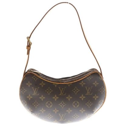 Louis Vuitton Monogram Croissant PM Leather Handbag Brown M51510
