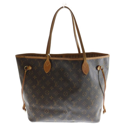 Louis Vuitton Monogram Old Neverfull MM Tote Bag Handbag Brown Leather ×pvc
